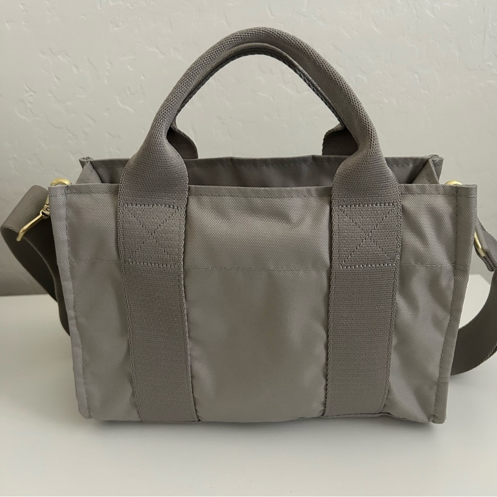 Canvelle X-Small Boxy Crossbody Tote Grey - Picture 3 of 13